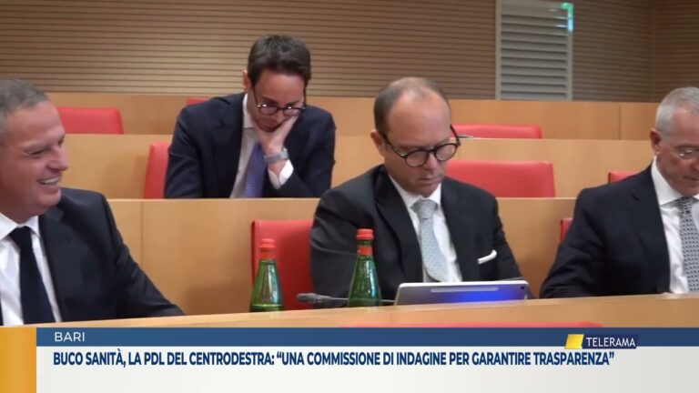 Buco Sanità, la Pdl del Centrodestra: “una commissione di indagine per garantire trasparenza”