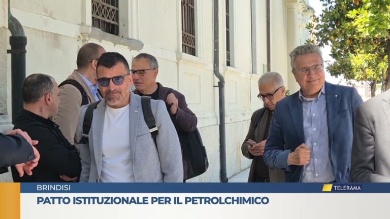 Patto istituzionale per il petrolchimico