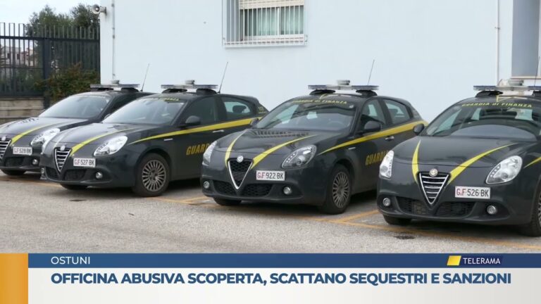 Scoperta officina abusiva, scattano sequestri e sanzioni