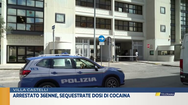 Arrestato 36enne, sequestrate dosi di cocaina