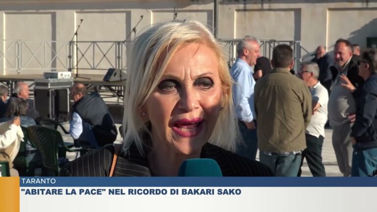 TARANTO.  “ABITARE LA PACE” NEL RICORDO DI BAKARI SAKO
