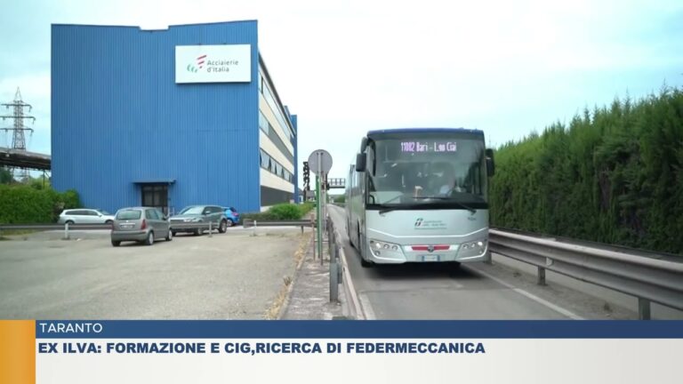 TARANTO.  EX ILVA: FORMAZIONE E CIG, RICERCA DI FEDERMECCANICA
