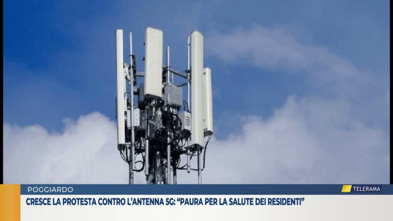 Cresce la protesta contro l’antenna 5G: “Paura per la salute dei residenti”