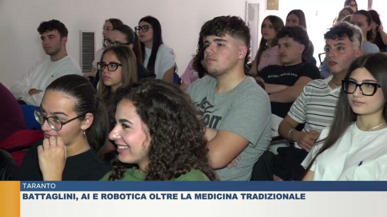 TARANTO.  BATTAGLINI AI E ROBOTICA OLTRE LA MEDICINA TRADIZIONALE