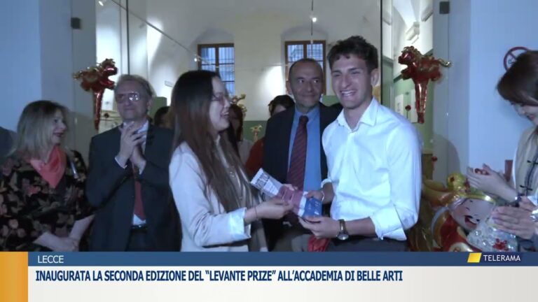 Inaugurata la seconda edizione del “Levante Prize” all’Accademia di Belle Arti