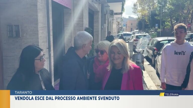 TARANTO. Ex ilva in CDM. VENDOLA ESCE DA AMBIENTE SVENDUTO