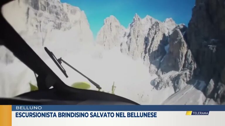 Escursionista brindisino salvato nel bellunese