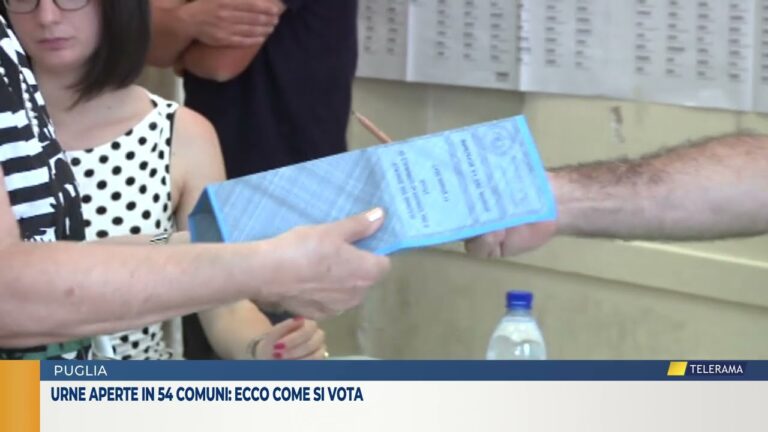 Urne aperte in 54 comuni: ecco come si vota