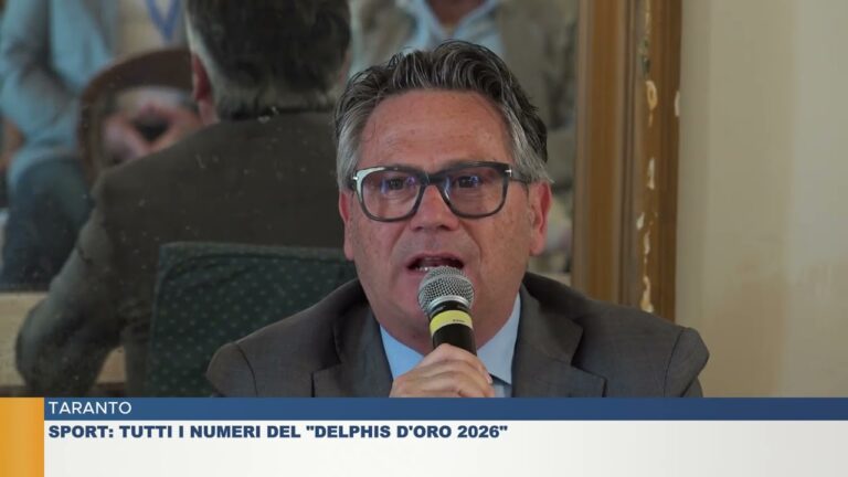 TARANTO.  SPORT: TUTTI I NUMERI DEL “DELPHIS D’ORO 2026”