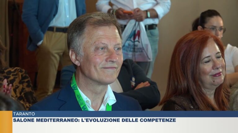 TARANTO.  SALONE MEDITERRANEO: L’EVOLUZIONE DELLE COMPETENZE