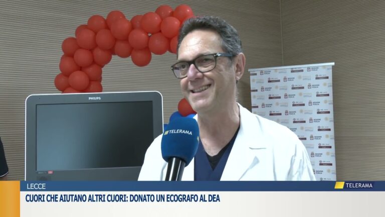 Cuori che aiutano altri cuori: donato un ecografo al Dea