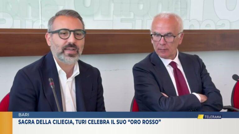 BARI Sagra della ciliegia, Turi celebra il suo “oro rosso”