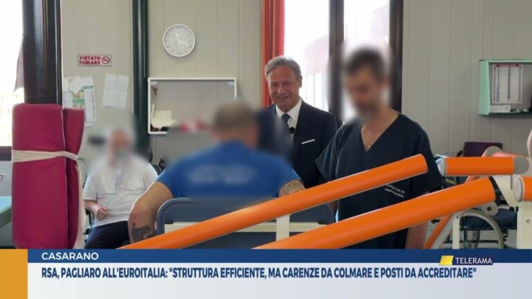RSA, Pagliaro all’Euroitalia: “struttura efficiente, ma carenze da colmare e posti da accreditare”