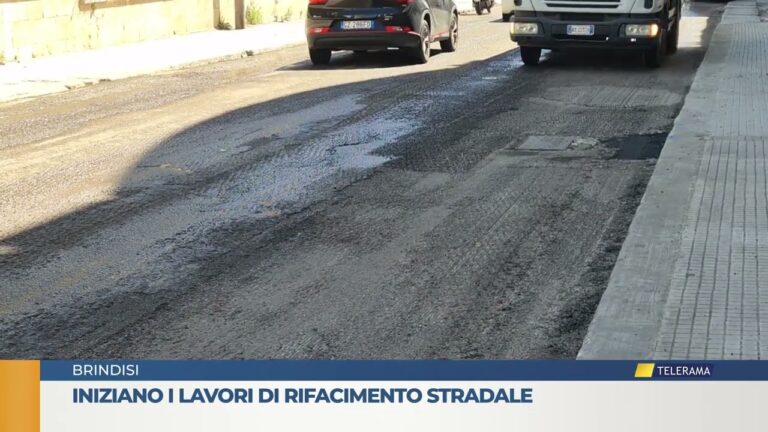 Iniziano i lavori di rifacimento stradale