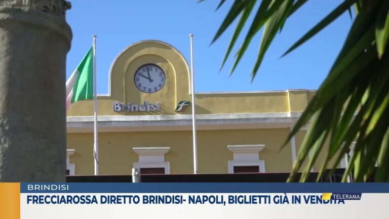 Frecciarossa diretto da  Brindisi-Napoli, biglietti già in vendita