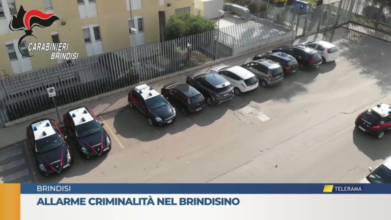 Allarme criminalità nel brindisino