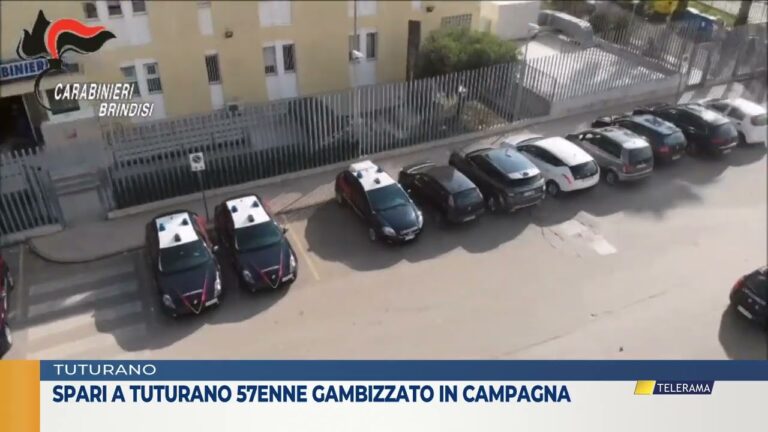 Spari a Tuturano, 57enne  gambizzato in campagna