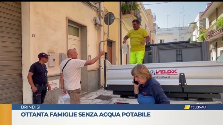 Senza acqua potabile 80 famiglie esasperate