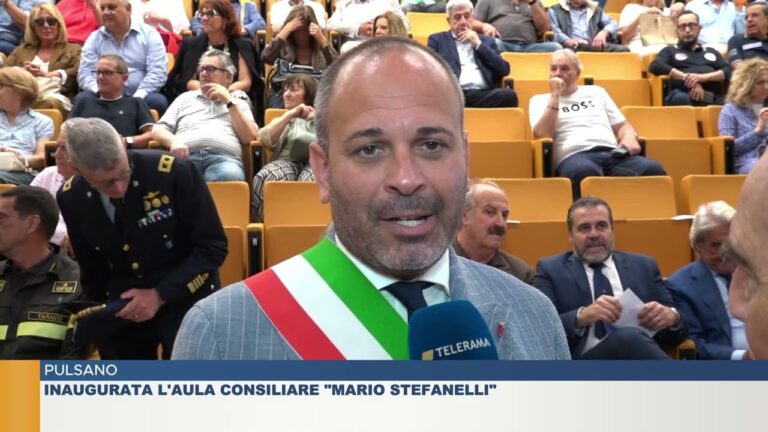 PULSANO.  INAUGURATA L’AULA CONSILIARE “MARIO STEFANELLI”