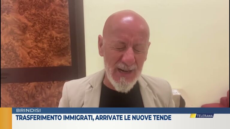 Trasferimento migranti, arrivate le nuove tende