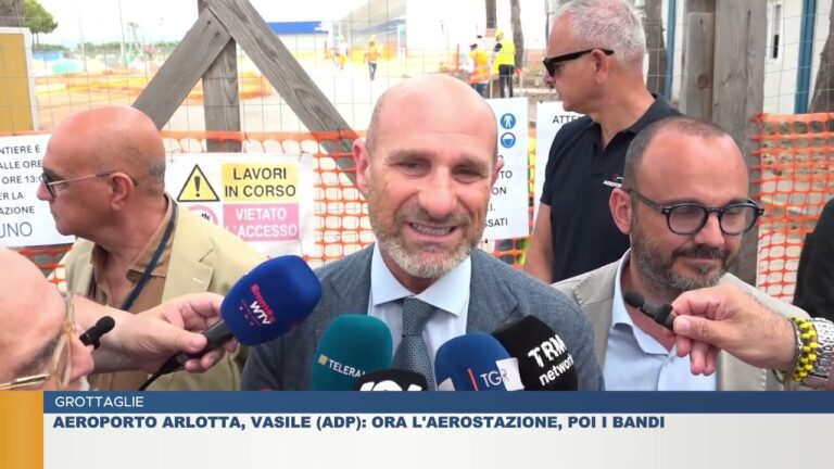 GROTTAGLIE.  AEROPORTO ARLOTTA, VASILE(ADP): ORA L’AEROSTAZIONE, POI I BANDI