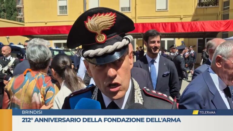 212° anniversario della fondazione dell’arma dei Carabinieri
