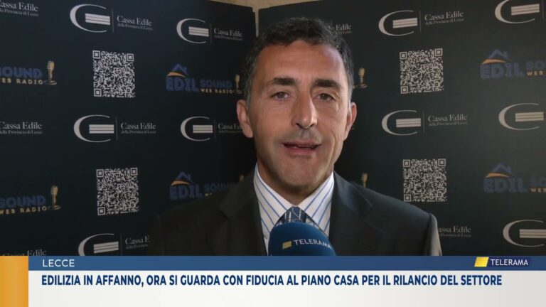 Edilizia in affanno, ora si guarda con fiducia al Piano Casa per il rilancio del settore