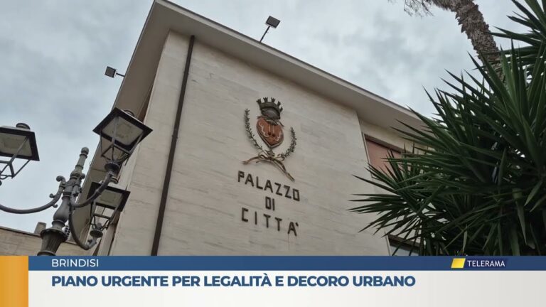 Piano urgente per legalità e decoro urbano