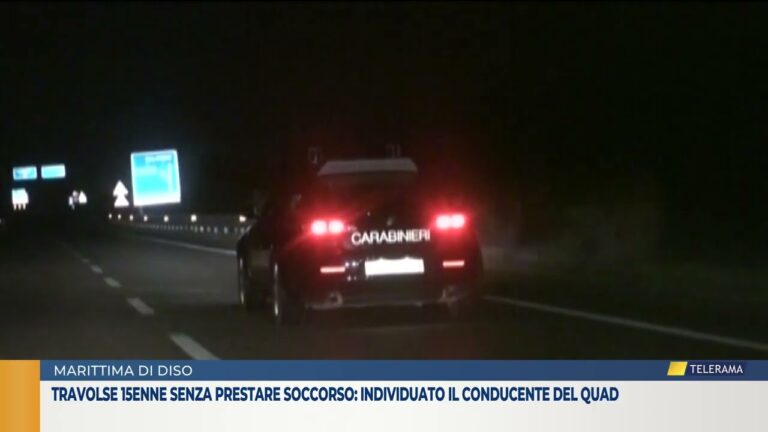 Travolse 15enne senza prestare soccorso: individuato il conducente del quad