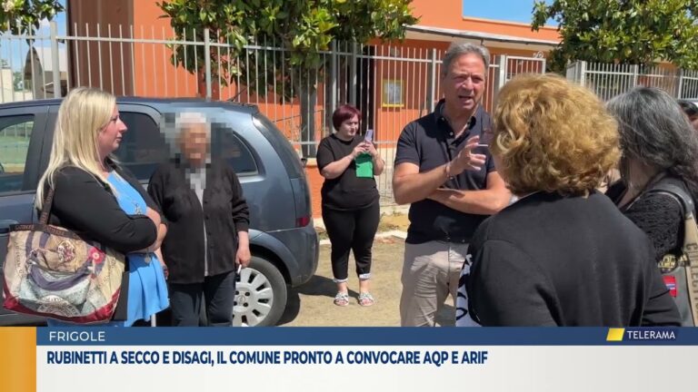 Rubinetti a secco e disagi, il Comune pronto a convocare Aqp e Arif
