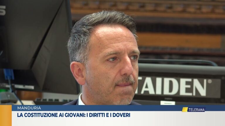 Manduria, la Costituzione ai giovani: i diritti e i doveri