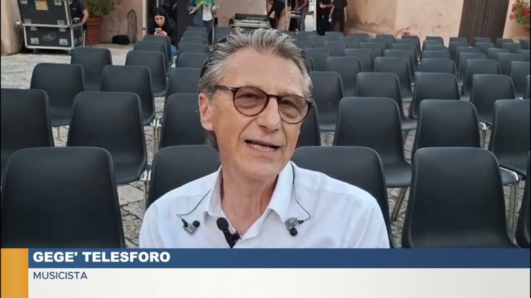 TARANTO.  GEGE’ TELESFORO AL MAP FESTIVAL