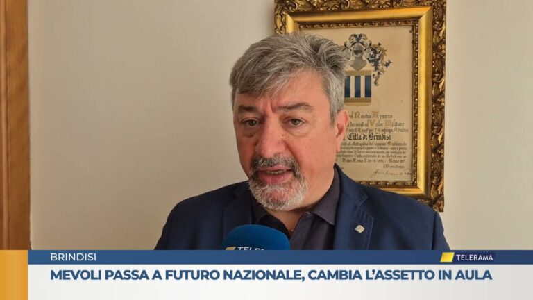 Mevoli passa a futuro nazionale cambia l’assetto in aula