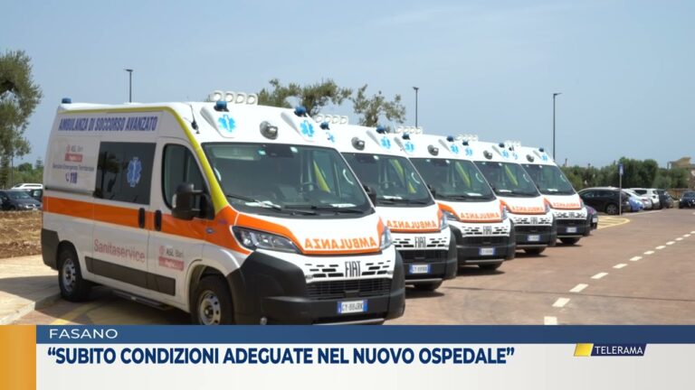 “Subito condizioni adeguate per nuovo ospedale”