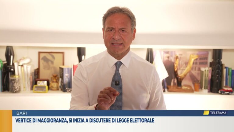VERTICE DI MAGGIORANZA, SI INIZIA A DISCUTERE DI LEGGE ELETTORALE