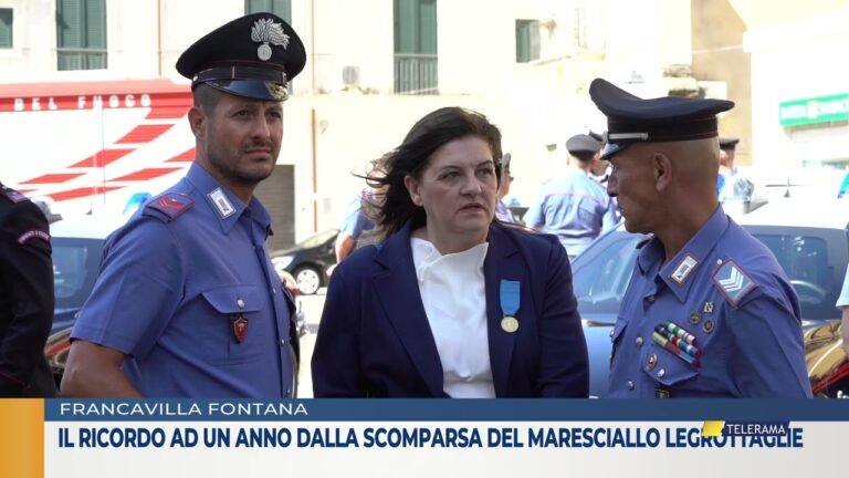 Il ricordo ad un anno dalla scomparsa del maresciallo  Legrottaglie