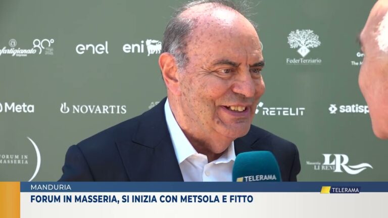 MANDURIA. FORUM IN MASSERIA, SI INIZIA CON METSOLA E FITTO