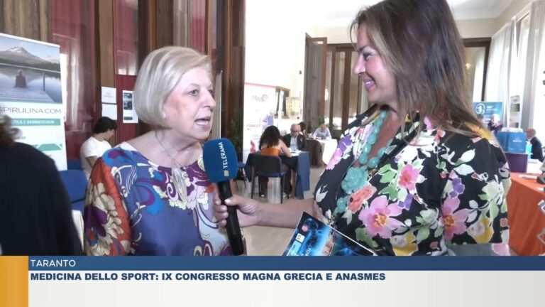 TARANTO.  MEDICINA DELLO SPORT: IX CONGRESSO MAGNA GRECIA E ANASMES