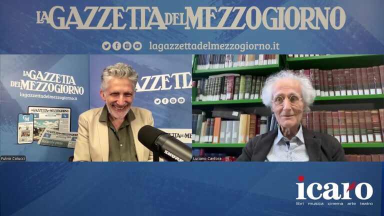 Icaro Podcast riparte con Luciano Canfora: storia, attualità e grandi scenari globali