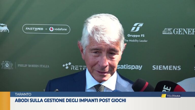 TARANTO. ABODI SULLA GESTIONE DEGLI IMPIANTI POST GIOCHI