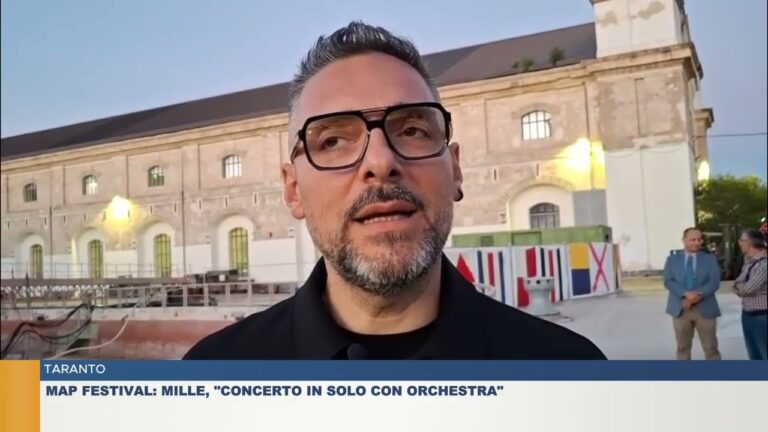 TARANTO.  MAP FESTIVAL: MILLE, “CONCERTO IN SOLO CON ORCHESTRA”