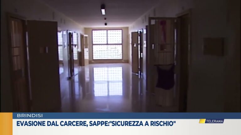 Evasione dal carcere, Sappe:”Sicurezza a rischio”