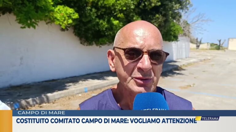 Costituito comitato Campo di Mare: Vogliamo attenzione