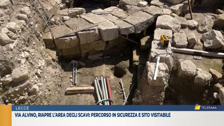VIA ALVINO, RIAPRE L’AREA DEGLI SCAVI: PERCORSO IN SICUREZZA E SITO VISITABILE
