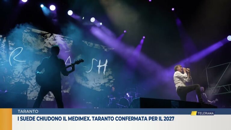 TARANTO I SUEDE CHIUDONO IL MEDIMEX. TARANTO CONFERMATA PER IL 2027