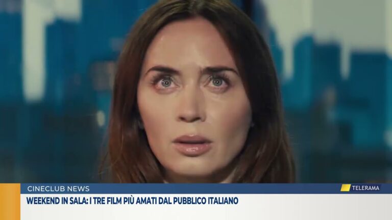 Weekend in sala: i tre film più amati dal pubblico italiano.