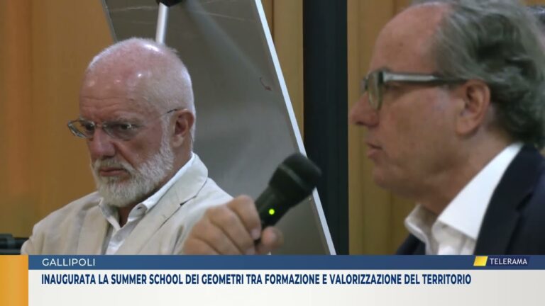 Inaugurata la Summer school dei geometri tra Formazione e valorizzazione del territorio