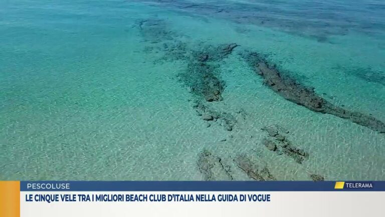 Le Cinque Vele tra i migliori beach club d’Italia nella guida di Vogue