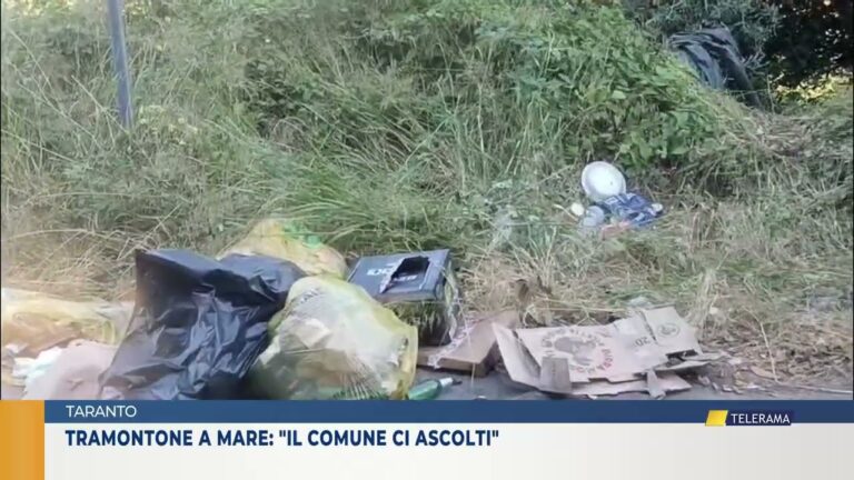 TARANTO. TRAMONTONE A MARE: “IL COMUNE CI ASCOLTI”