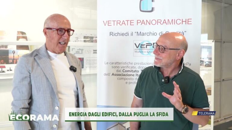 Ecorama puntata del 26 6 2026 – Energia dagli edifici, dalla Puglia la sfida